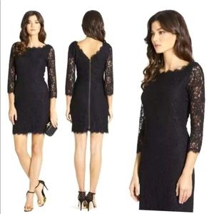 DVG Zarita Black Lace dress size 8